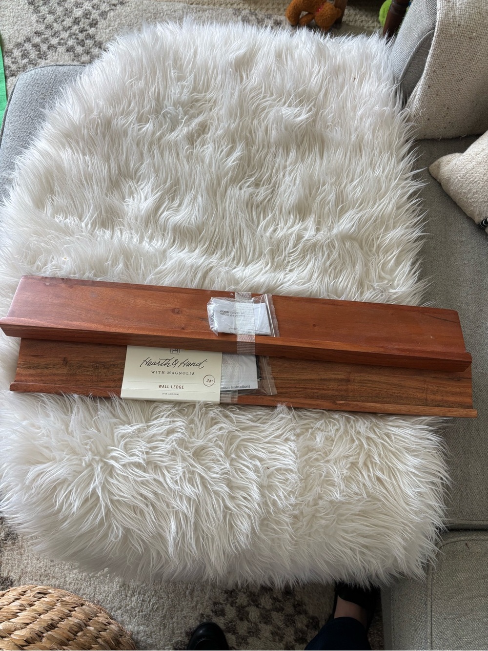 Heath & Hand by Magnolia Solid Wood Wall Ledge - Warm Chestnut